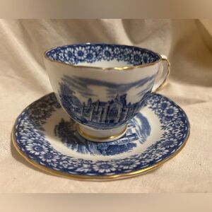 Vintage Demi-tasse Historical Britain pattern